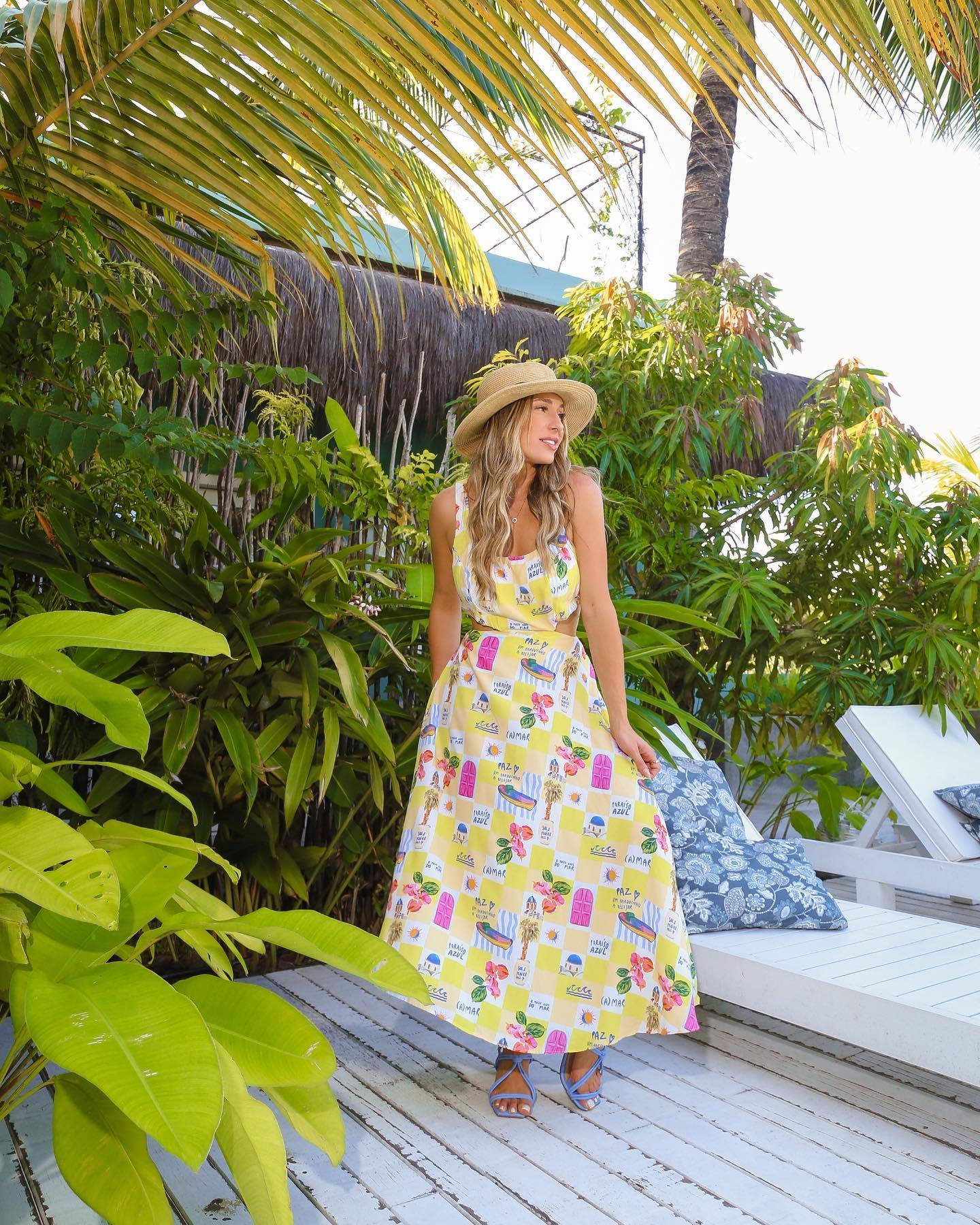 Detalhe de look da coleção Tulum